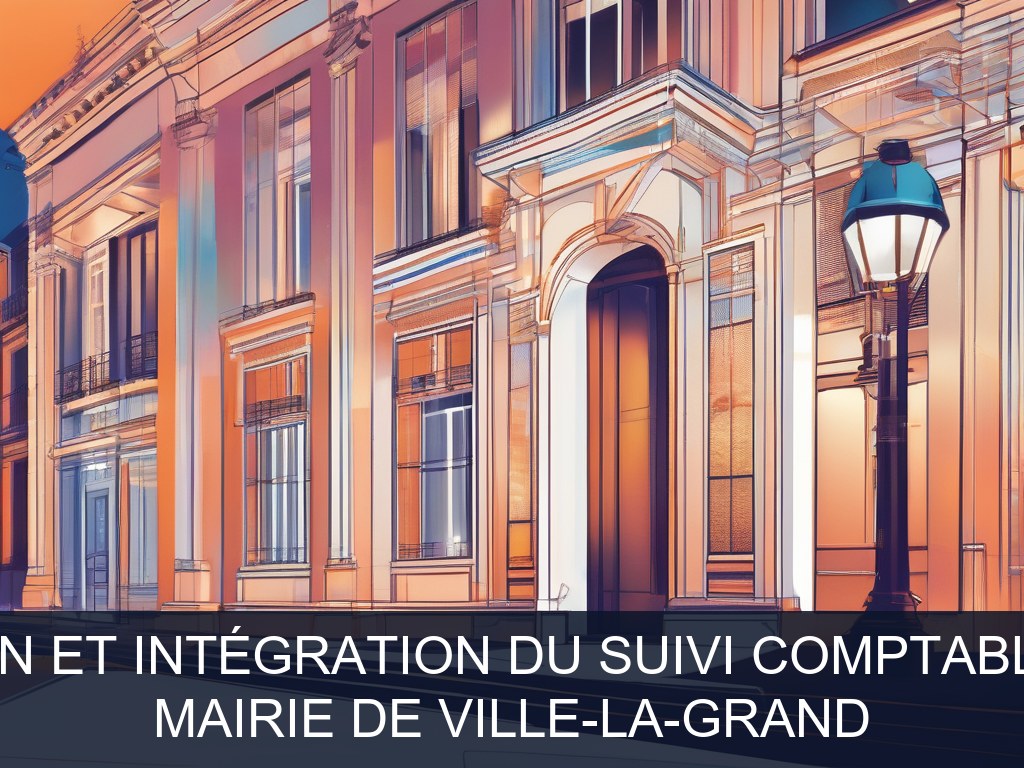 Illustration pour Mairie de Ville-la-Grand: Automatisation et intégration du suivi comptable et financier (Potentiel à Court Terme)