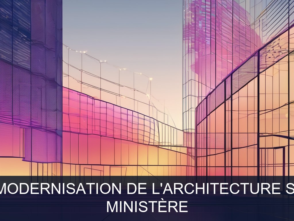 Illustration pour Ministère: Modernisation de l'architecture SI (Potentiel à Court Terme)
