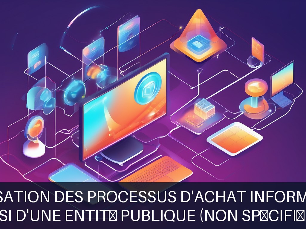 Illustration pour DSI d'une entité publique (non spécifiée): Optimisation des processus d'achat informatique (Potentiel à Court Terme)