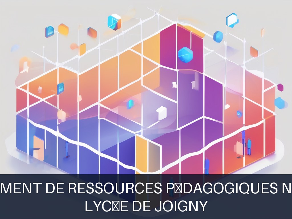 Illustration pour Lycée de Joigny: Développement de ressources pédagogiques numériques (Potentiel à Court Terme)