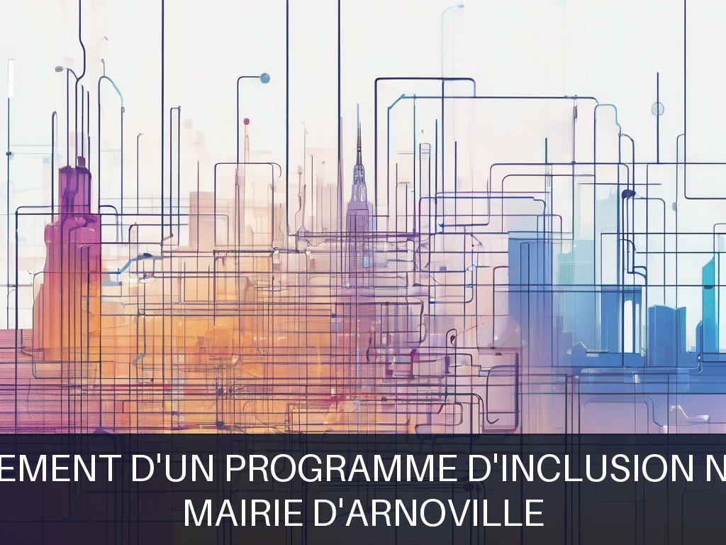 Illustration pour Mairie d'Arnoville: Développement d'un programme d'inclusion numérique