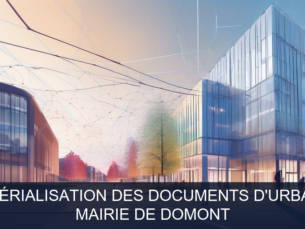 Illustration pour Mairie de Domont: Dématérialisation des documents d'urbanisme