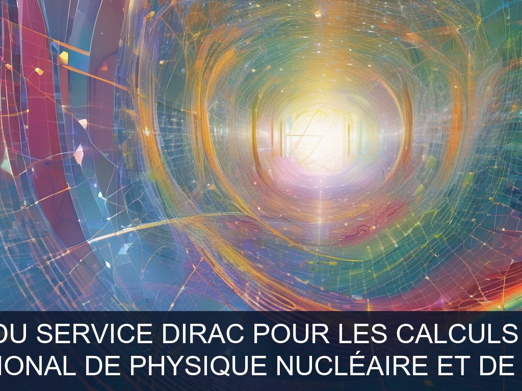Illustration pour Centre de Calcul de l'Institut national de physique nucléaire et de physique des particules (CC-IN2P3): Optimisation du Service DIRAC pour les Calculs