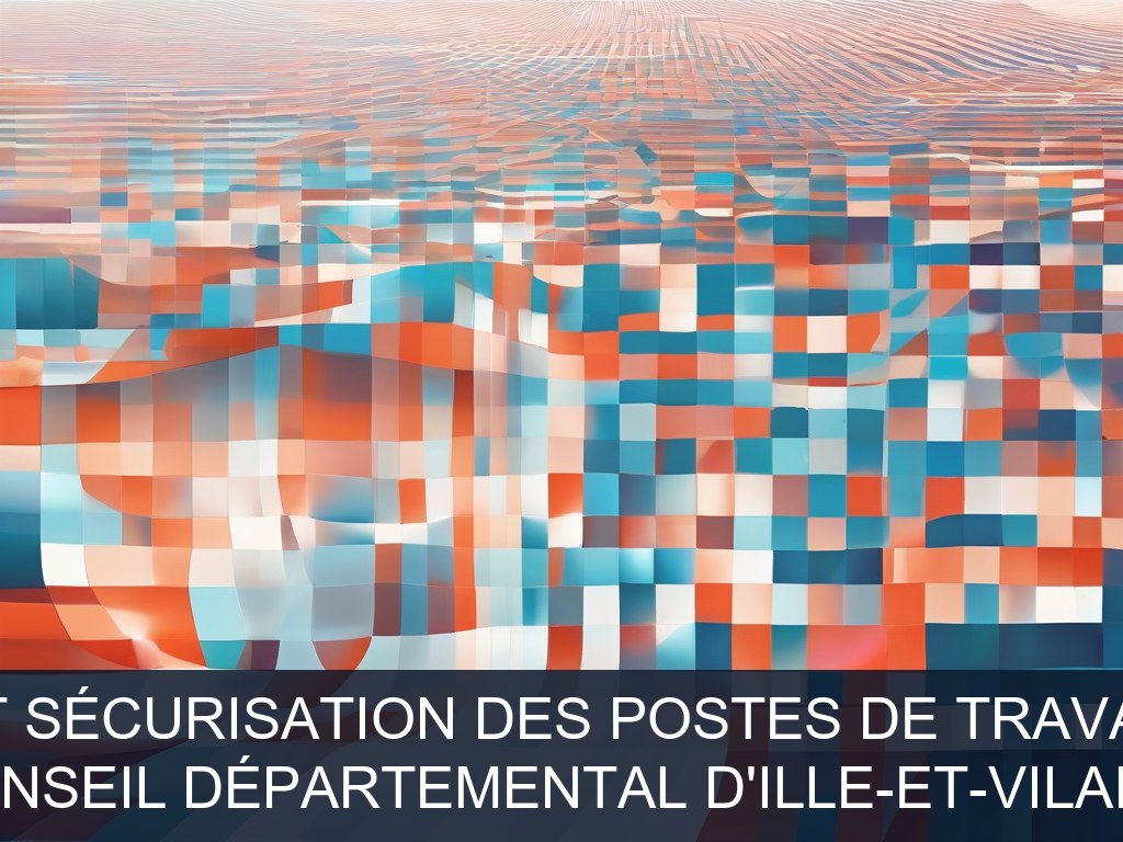 Illustration pour Conseil Départemental d'Ille-et-Vilaine: Modernisation et sécurisation des postes de travail informatiques (Potentiel à Court Terme)