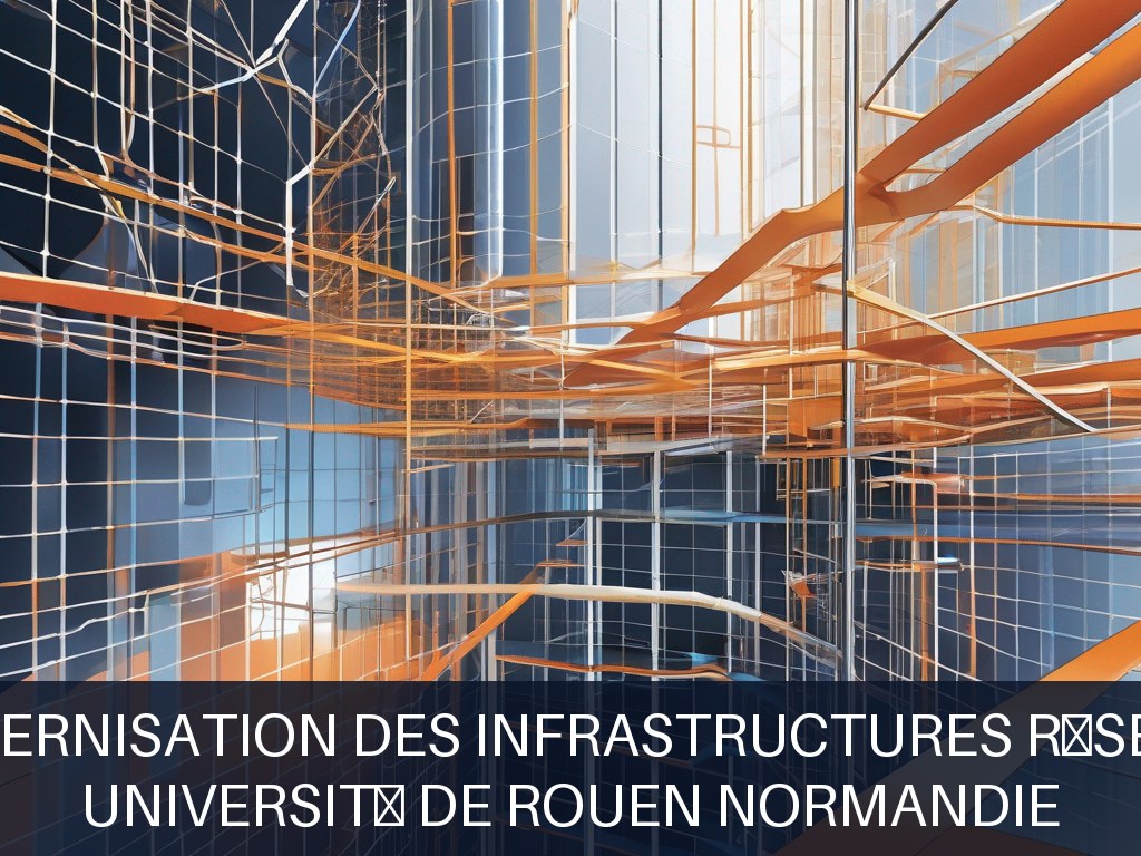 Illustration pour Université de Rouen Normandie: Modernisation des Infrastructures Réseaux (Potentiel à Court Terme)