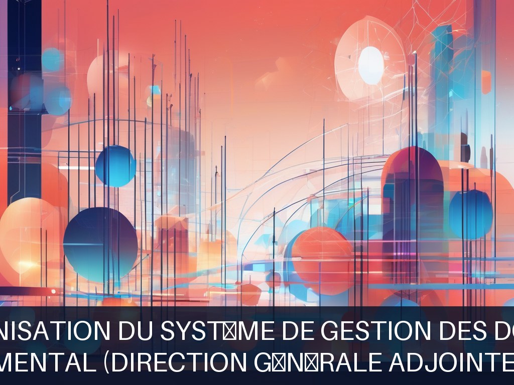 Illustration pour Conseil départemental (Direction Générale adjointe de la Solidarité): Modernisation du système de gestion des dossiers
