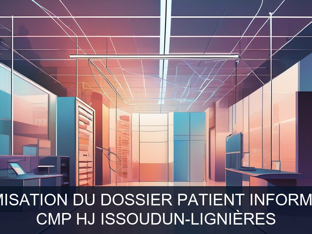 Illustration pour CMP HJ Issoudun-Lignières: Optimisation du dossier patient informatisé (Potentiel à Court Terme)