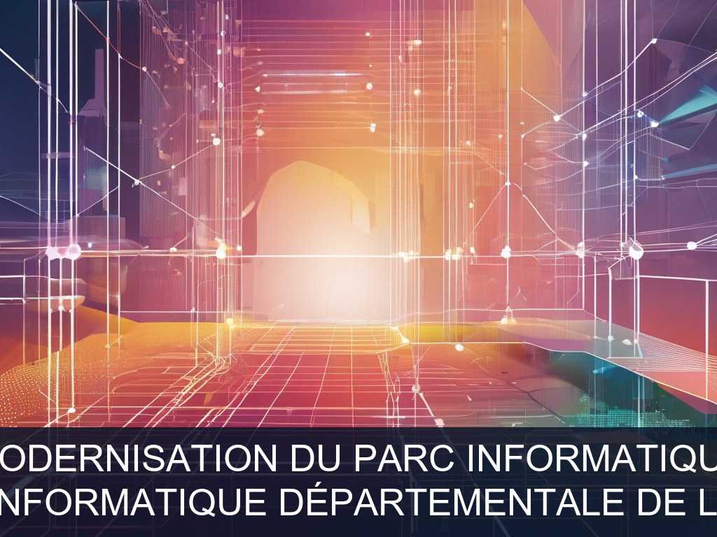 Illustration pour Cellule informatique départementale de l’Ardèche: Optimisation et modernisation du parc informatique départemental (Potentiel à Court Terme)