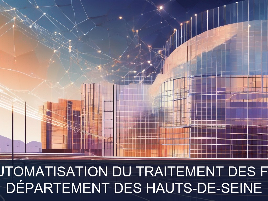 Illustration pour Département des Hauts-de-Seine: Optimisation et automatisation du traitement des factures sociales