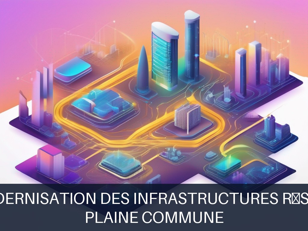 Illustration pour Plaine Commune: Modernisation des infrastructures réseau