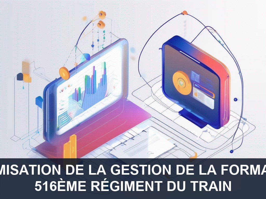 Illustration pour 516ème régiment du Train: Optimisation de la Gestion de la Formation
