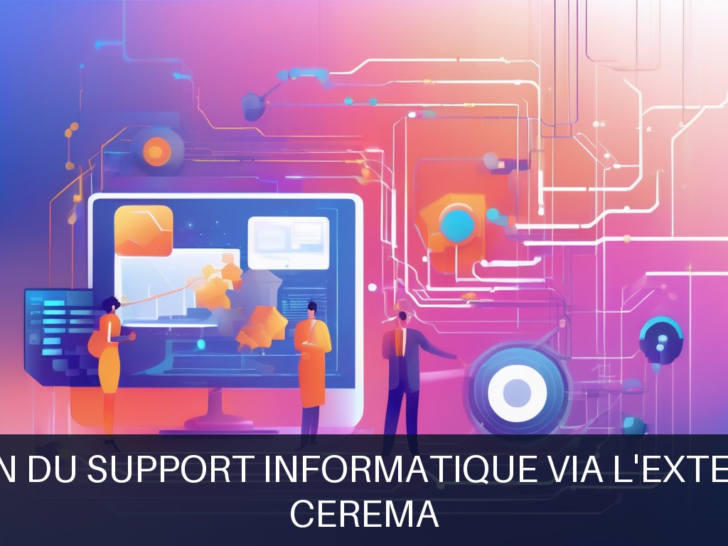Illustration pour Cerema: Optimisation du support informatique via l'externalisation (Potentiel à Court Terme)