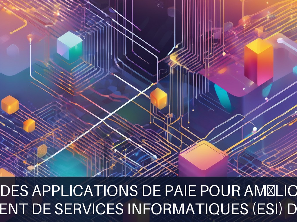 Illustration pour Établissement de Services Informatiques (ESI) de Grenoble: Modernisation des applications de paie pour améliorer l'efficacité (Potentiel à Court Terme