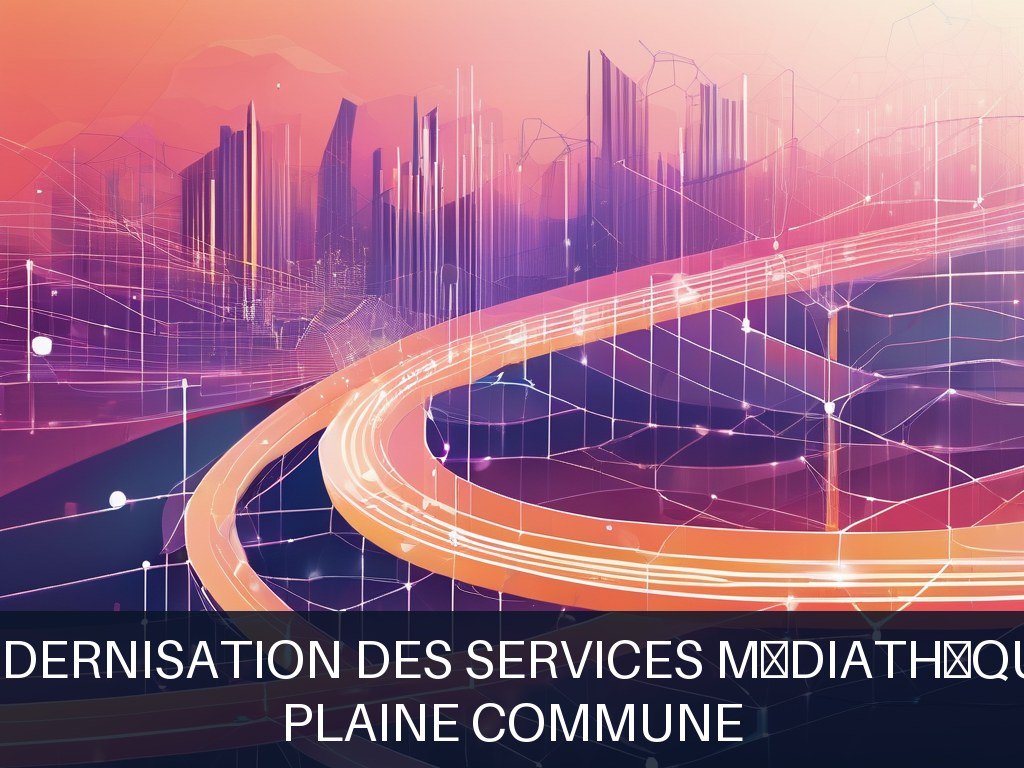 Illustration pour Plaine Commune: Modernisation des services médiathèques