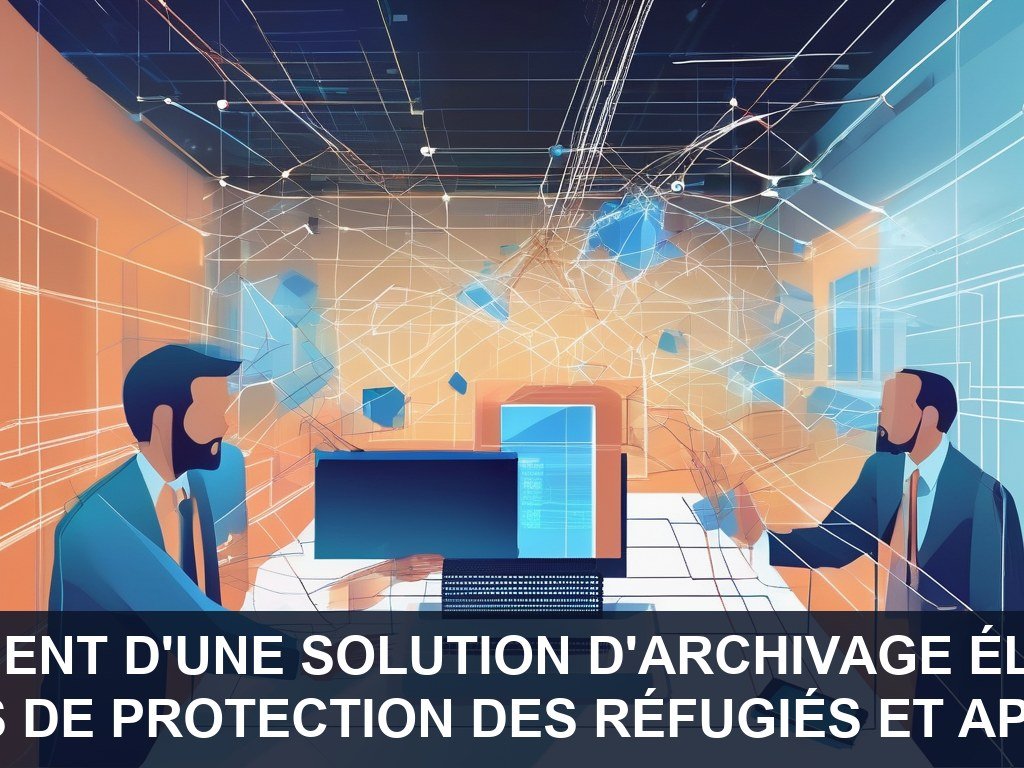Illustration pour Office français de protection des réfugiés et apatrides (Ofpra): Développement d'une solution d'archivage électronique