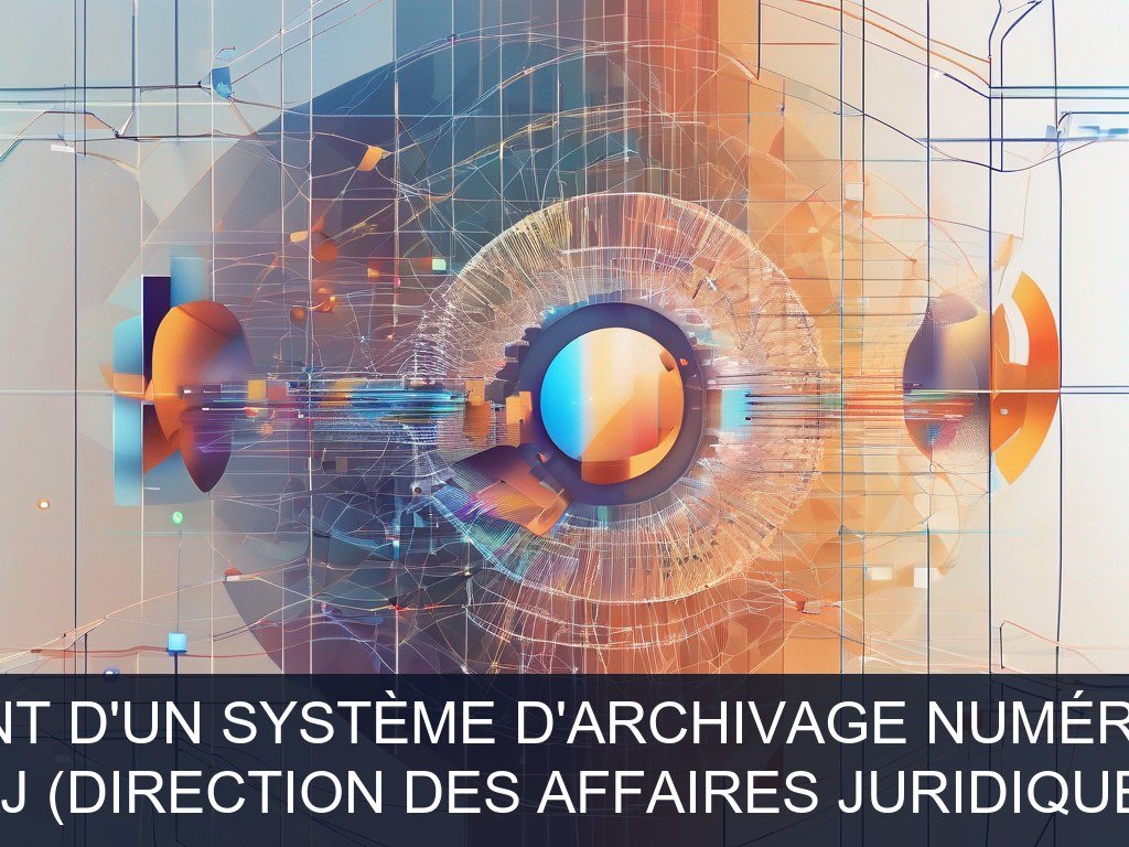 Illustration pour DAJ (Direction des Affaires Juridiques): Développement d'un système d'archivage numérique sécurisé (Potentiel à Court Terme)