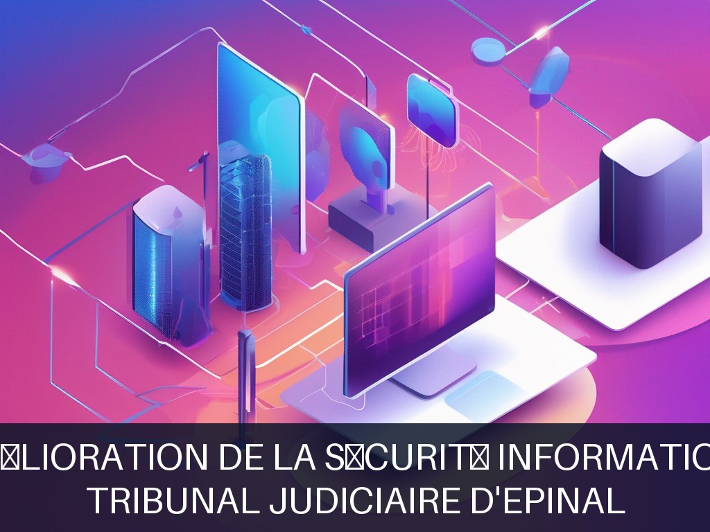 Illustration pour Tribunal judiciaire d'EPINAL: Amélioration de la sécurité informatique (Potentiel à Court Terme)