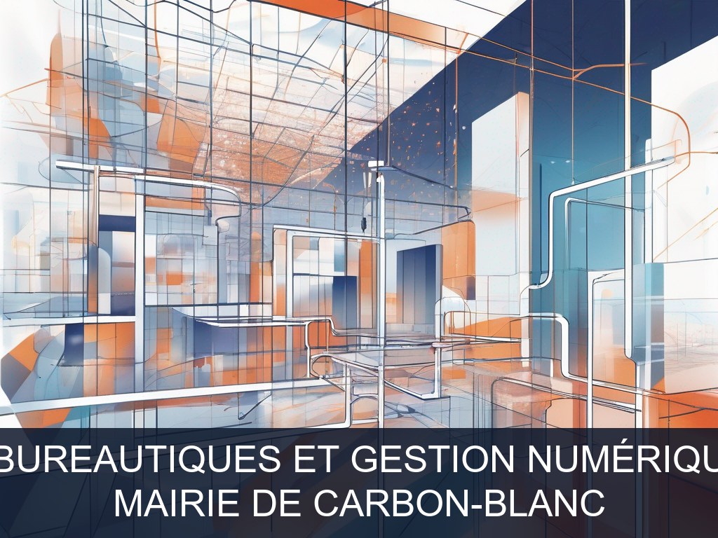 Illustration pour Mairie de Carbon-Blanc: Modernisation des outils bureautiques et gestion numérique des démarches sociales