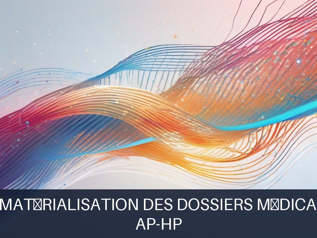 Illustration pour AP-HP: Dématérialisation des dossiers médicaux (Potentiel à Court Terme)
