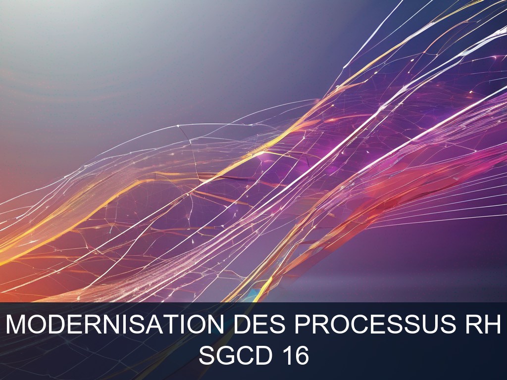 Illustration pour SGCD 16: Modernisation des processus RH