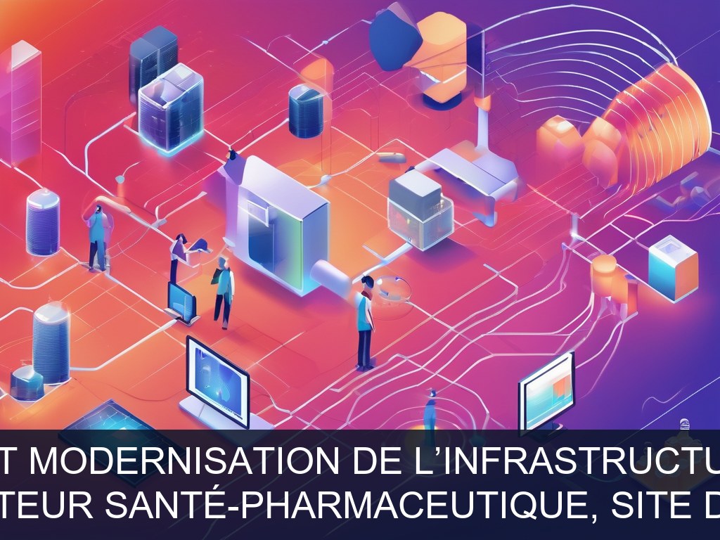 Illustration pour Client secteur santé-pharmaceutique, site de Trévoux: Migration et modernisation de l’infrastructure serveur (Potentiel à Court Terme)