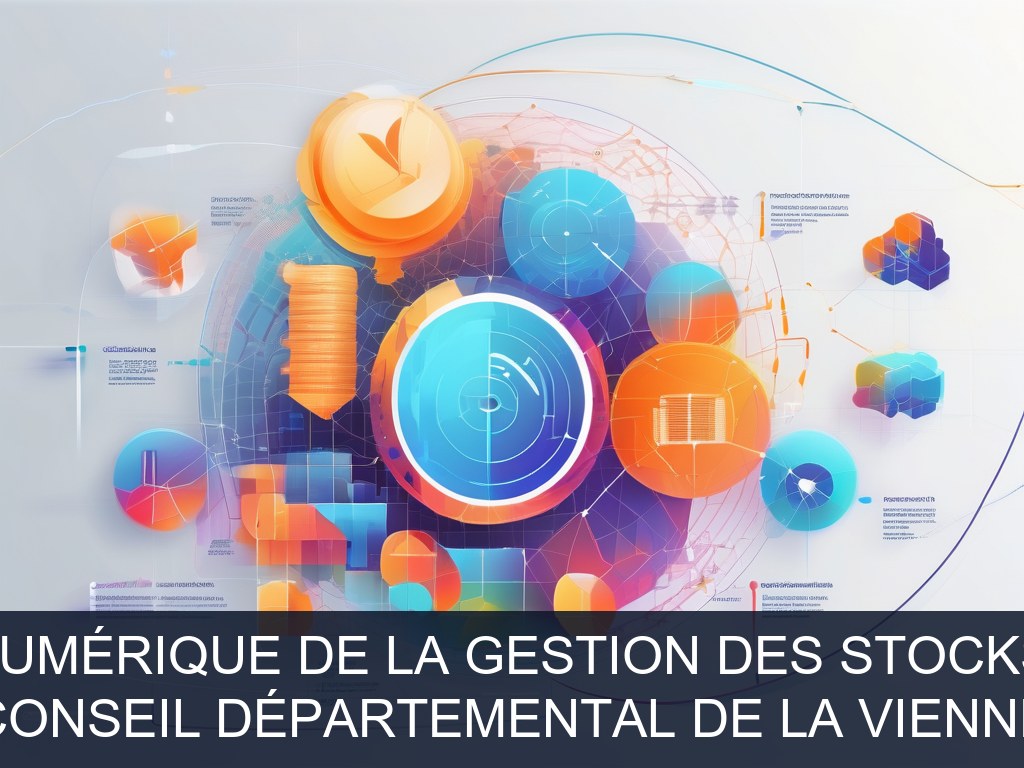 Illustration pour Conseil Départemental de la Vienne: Optimisation numérique de la gestion des stocks alimentaires
