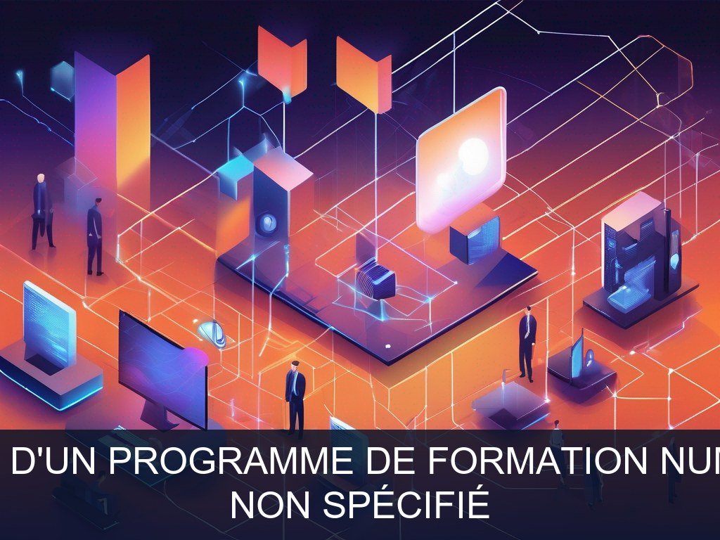 Illustration pour Non spécifié: Développement d'un programme de formation numérique avancé