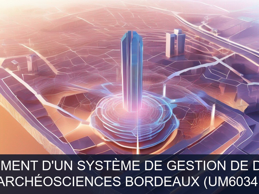 Illustration pour Archéosciences Bordeaux (UM6034): Développement d'un système de gestion de données 3D (Potentiel à Court Terme)