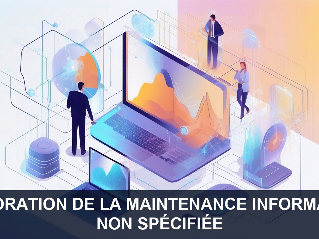 Illustration pour Non spécifiée: Amélioration de la Maintenance Informatique