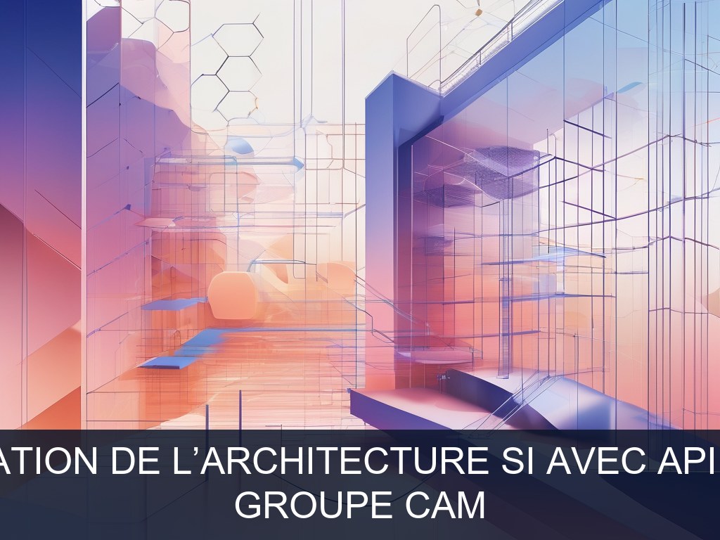 Illustration pour GROUPE CAM: Modernisation de l’architecture SI avec API et n-tiers (Potentiel à Court Terme)