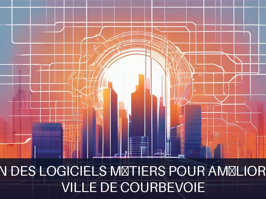 Illustration pour Ville de Courbevoie: Modernisation des logiciels métiers pour améliorer l'efficacité (Potentiel à Court Terme)