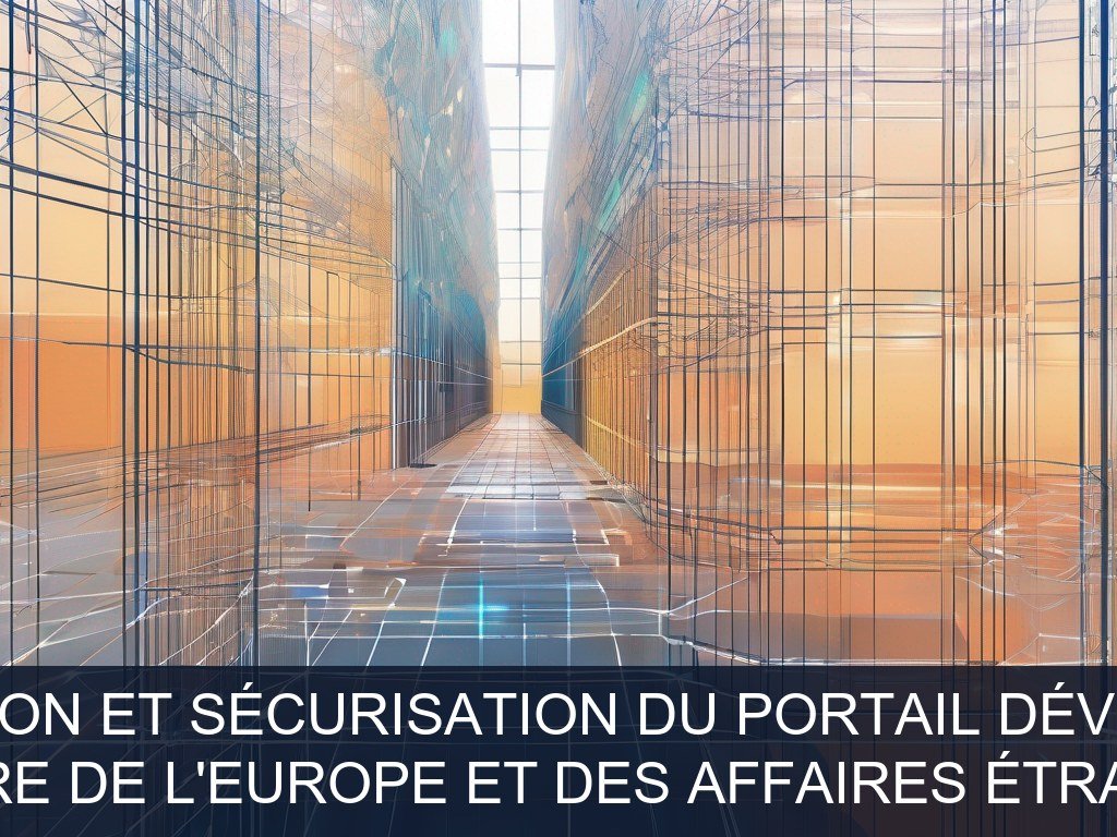 Illustration pour Ministère de l'Europe et des Affaires étrangères: Intégration et Sécurisation du Portail Développeur (Opportunité Urgente)
