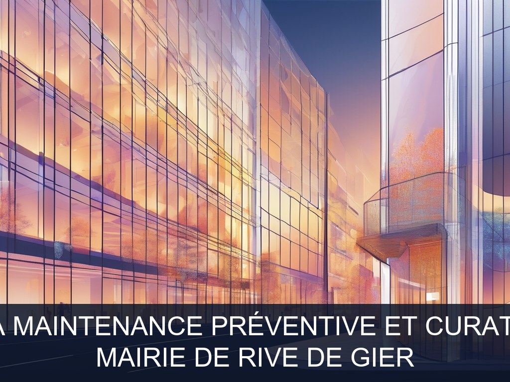 Illustration pour Mairie de RIVE DE GIER: Optimisation de la maintenance préventive et curative des bâtiments (Potentiel à Court Terme)