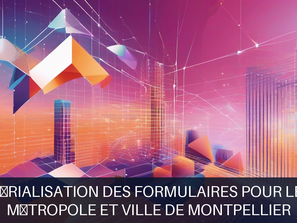 Illustration pour Métropole et Ville de Montpellier: Dématérialisation des formulaires pour le PDMe