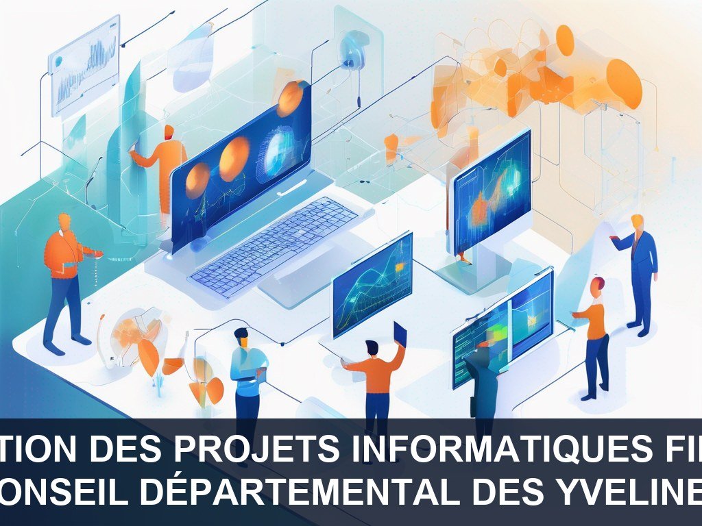 Illustration pour Conseil départemental des Yvelines: Optimisation des Projets Informatiques Financiers
