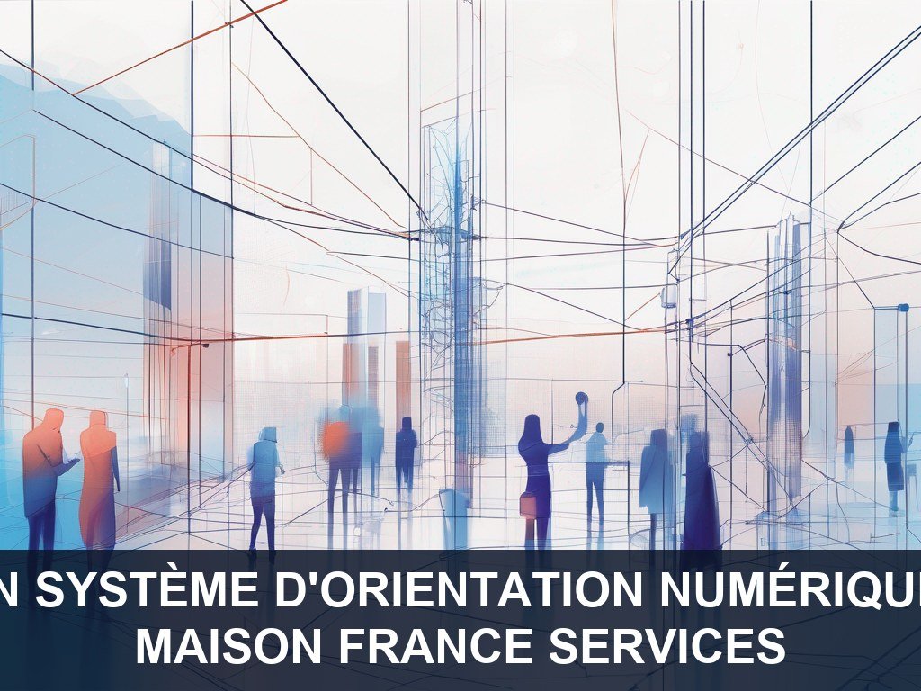 Illustration pour Maison France Services: Développement d'un système d'orientation numérique pour les usagers