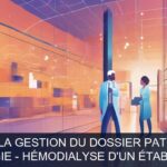 Illustration pour Service de Néphrologie - Hémodialyse d'un établissement hospitalier: Optimisation de la gestion du dossier patient informatisé (Potentiel à Court Term