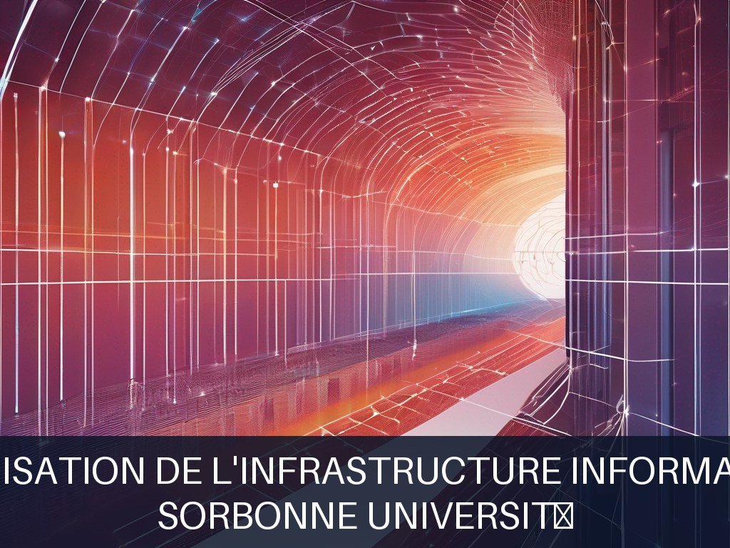 Illustration pour Sorbonne Université: Optimisation de l'infrastructure informatique (Potentiel à Court Terme)
