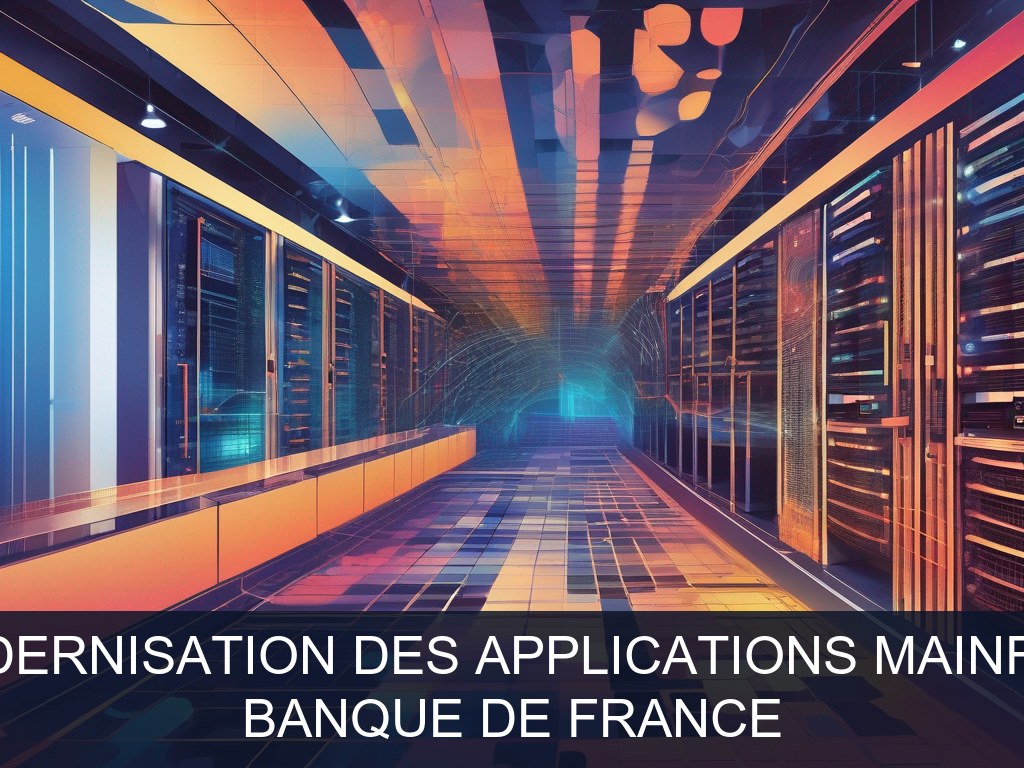 Illustration pour Banque de France: Pilotage et modernisation des applications mainframe critiques (Potentiel à Court Terme)