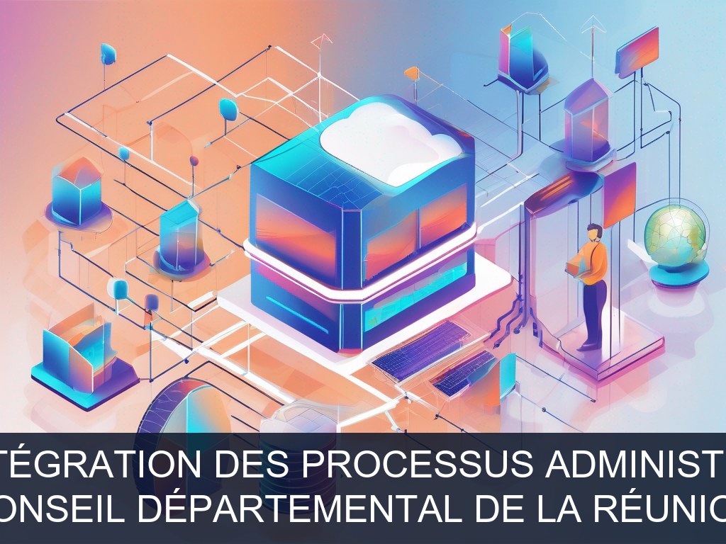Illustration pour Conseil Départemental de La Réunion: Automatisation et intégration des processus administratifs et logistiques