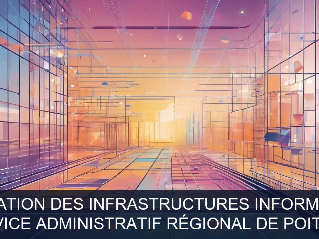 Illustration pour Service administratif régional de Poitiers: Optimisation des Infrastructures Informatiques (Potentiel à Court Terme)