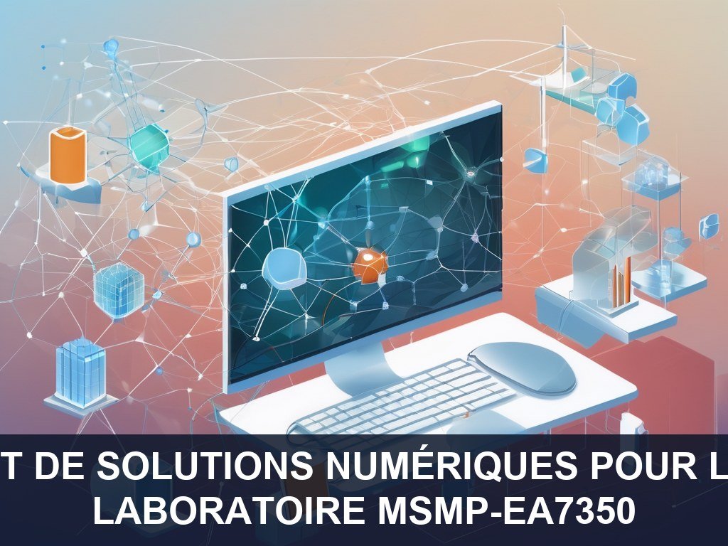 Illustration pour Laboratoire MSMP-EA7350: Développement de Solutions Numériques pour l'Enseignement
