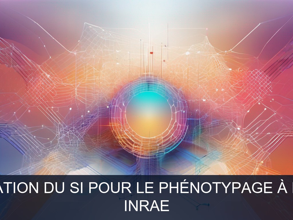 Illustration pour INRAE: Modernisation du SI pour le phénotypage à haut débit (Potentiel à Court Terme)