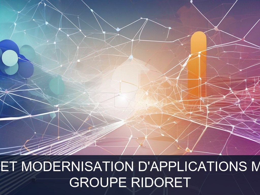 Illustration pour Groupe RIDORET: Développement et modernisation d'applications métiers internes (Potentiel à Court Terme)