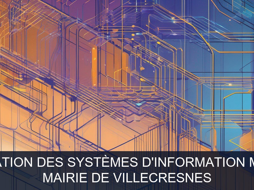 Illustration pour Mairie de Villecresnes: Modernisation des systèmes d'information municipaux
