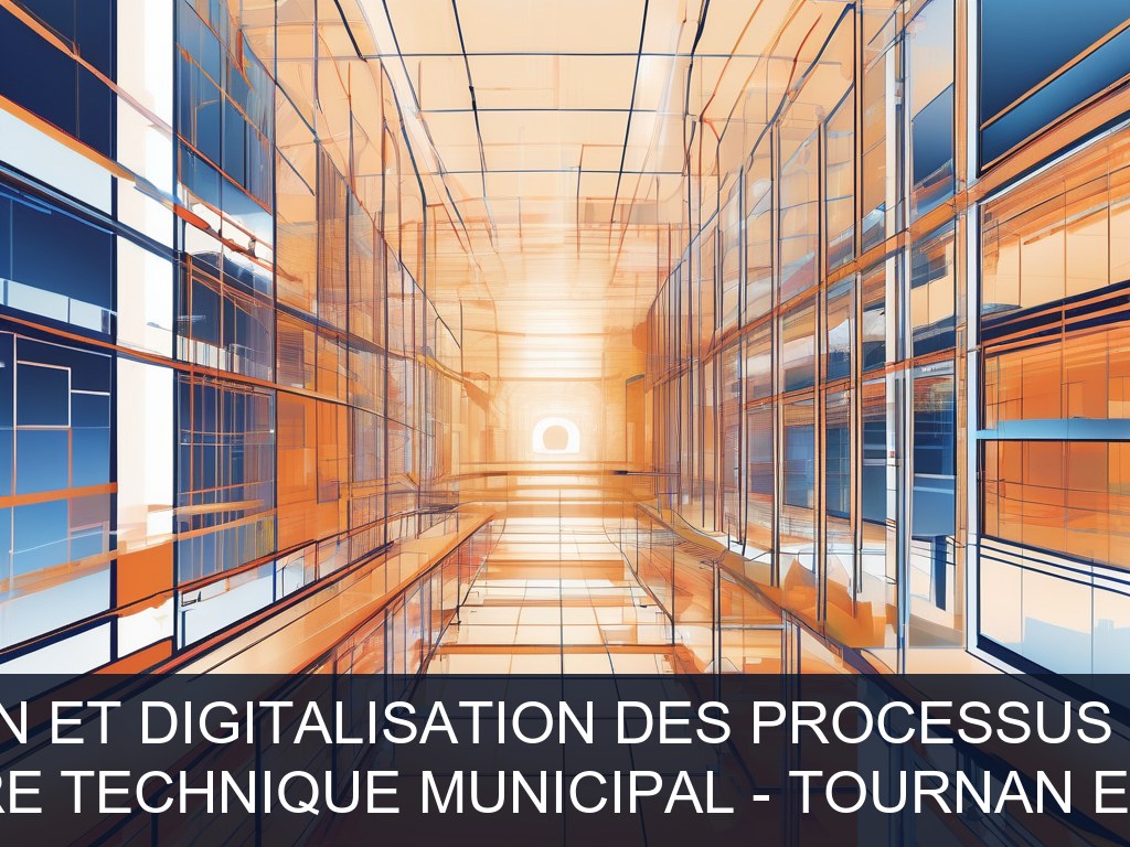 Illustration pour Centre technique municipal - Tournan en Brie: Automatisation et digitalisation des processus administratifs (Potentiel à Court Terme)