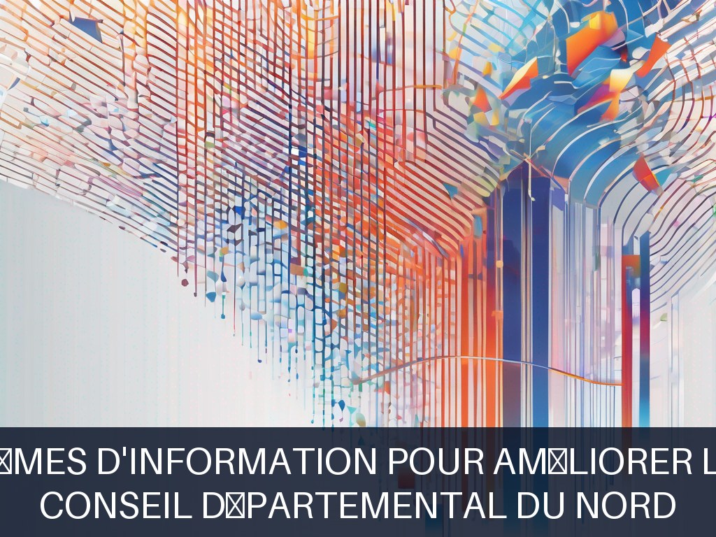 Illustration pour Conseil Départemental du Nord: Modernisation des systèmes d'information pour améliorer l'efficacité des analyses