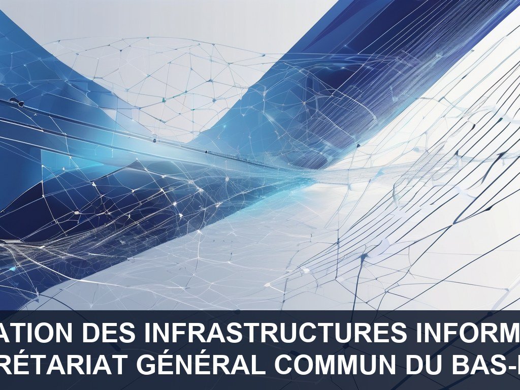 Illustration pour Secrétariat Général Commun du Bas-Rhin: Optimisation des Infrastructures Informatiques