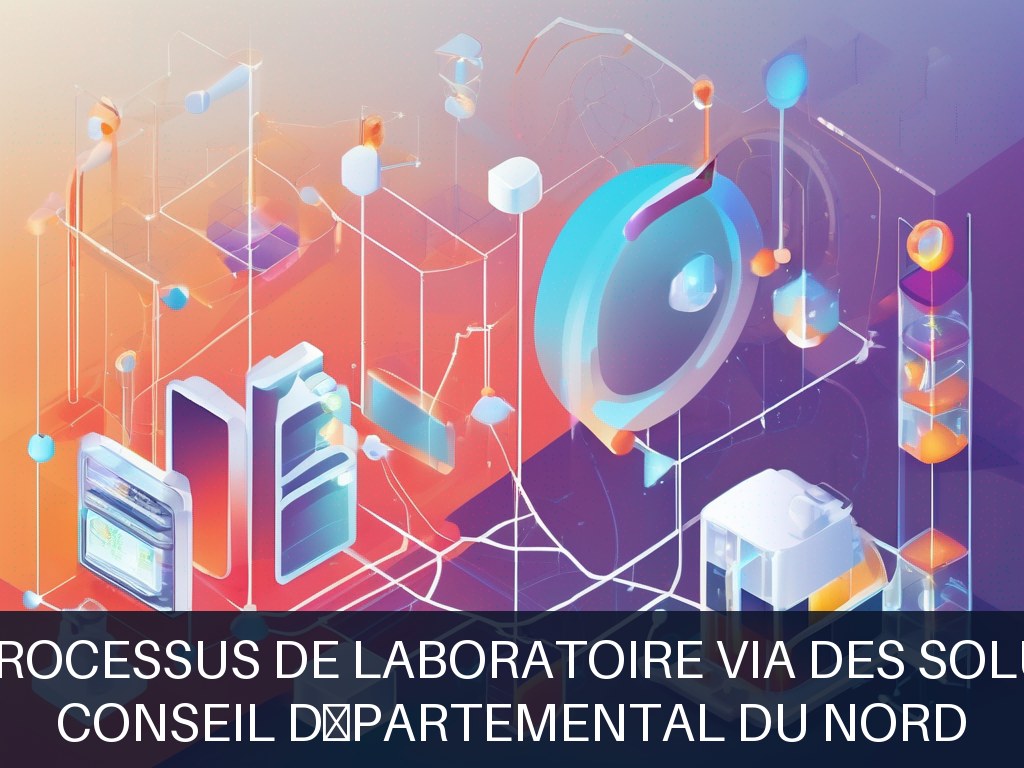 Illustration pour Conseil Départemental du Nord: Optimisation des processus de laboratoire via des solutions numériques