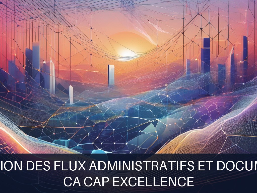Illustration pour CA Cap Excellence: Optimisation des flux administratifs et documentaires (Potentiel à Court Terme)
